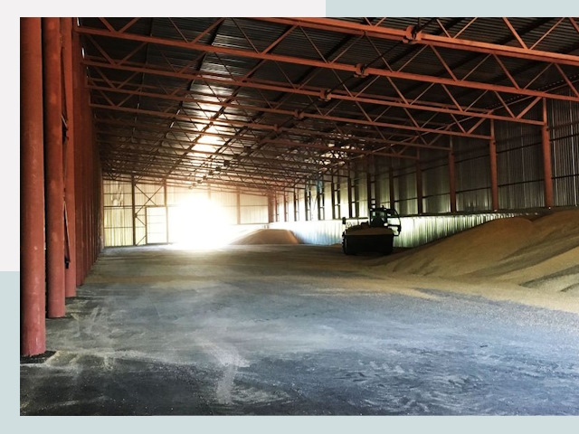 Строительство зернохранилищ в Тобольске