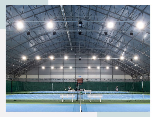 Строительство теннисных кортов в Тобольск от 610 руб.