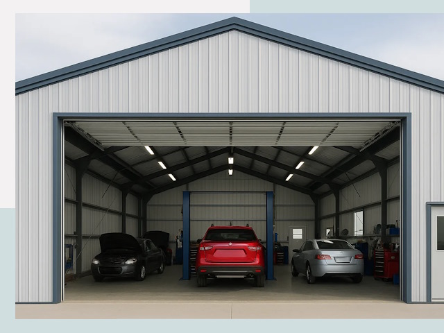 Ангары из сэндвич панелей от 610 руб. в Тобольск