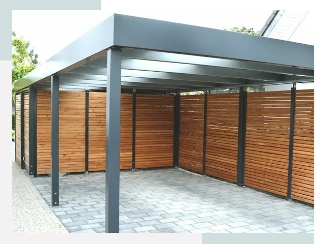 Навесы для парковки в Тобольске