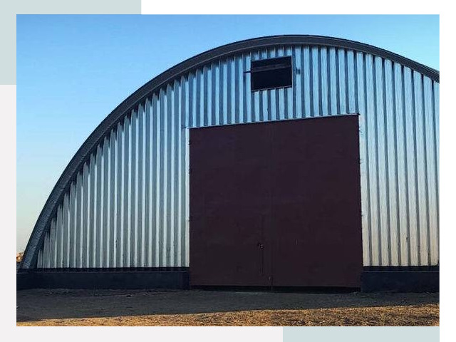 Бескаркасные ангары в Тобольске