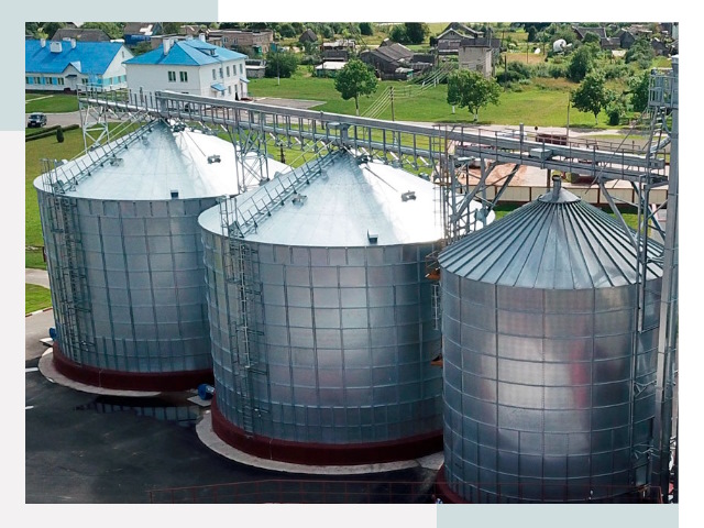 Металлические силосы в Тобольске