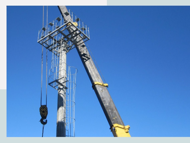 Монтаж осветительных мачт в Тобольск от 610 руб.