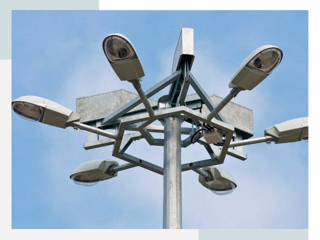 Монтаж осветительных мачт в Тобольске