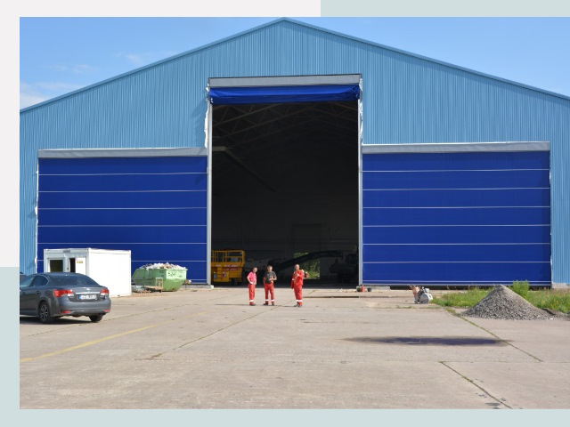 Ангарные ворота в Тобольск от СтальСтрой-Тбл по цене 610 руб.