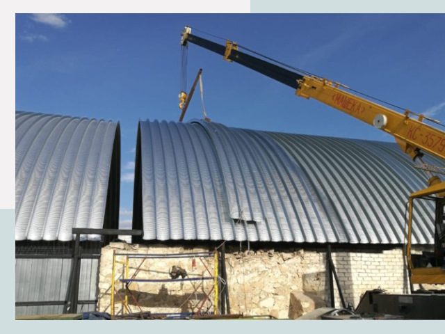 Реконструкция ангаров в Тобольске от 610 руб.