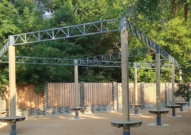 Терраса из металлоконструкций под ключ, проектирование, изготовление и монтаж от СтальСтрой-Тбл